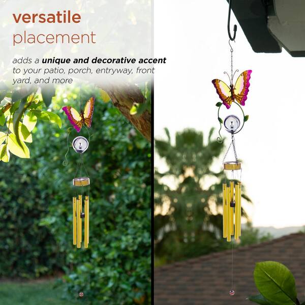 Wind Chime Tube Chimes Garden Chinese Decor Tubes Pipe Fengshui