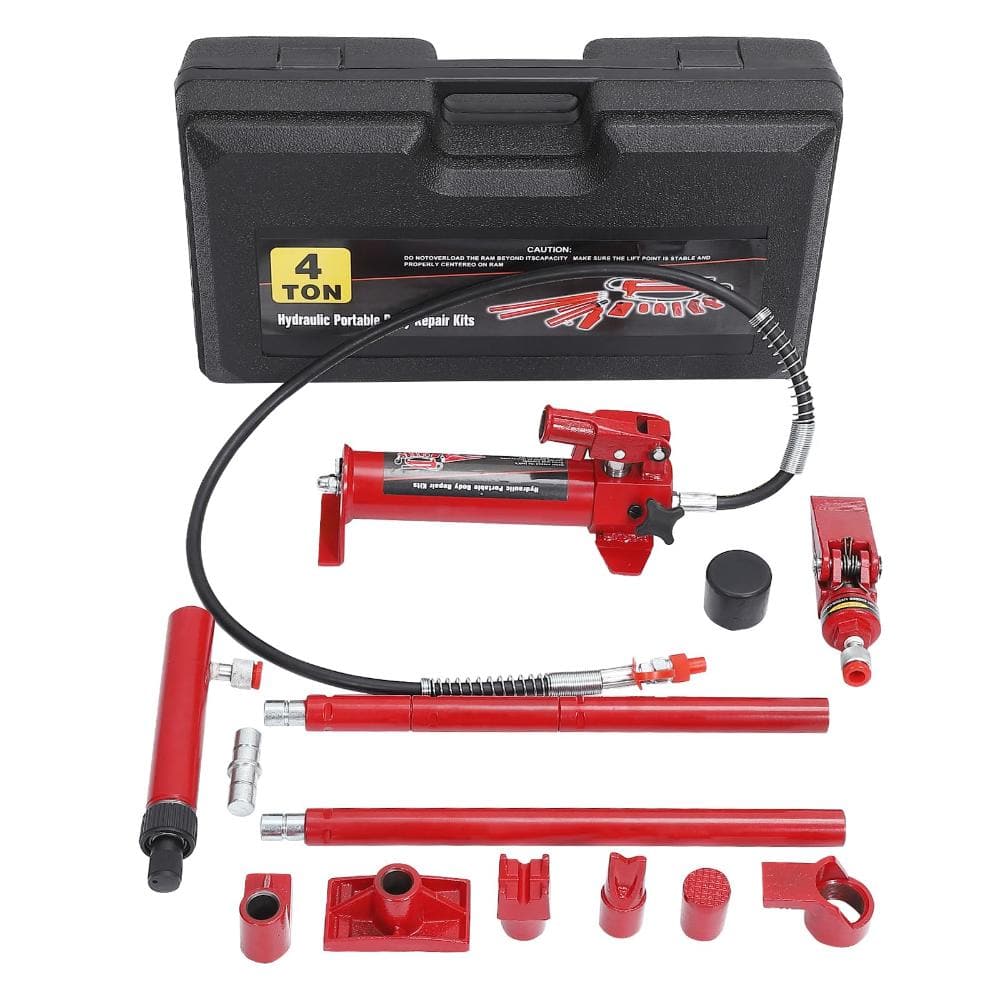 Heavy Duty Porta Power Hydraulic Jack Kit with Pump, 4.6ft Hose, Secure Carrying Case for Auto Body Frame Repair, Garage price history on PriceWatchPro