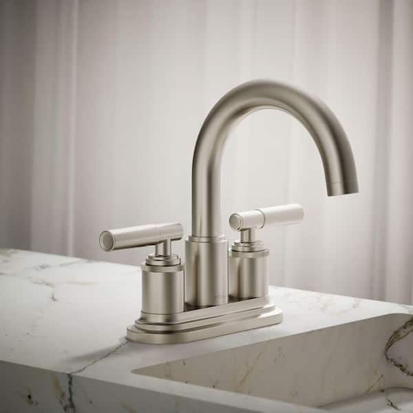 KOHLER Torrington 4 in. Centerset Double Handle Bathroom Faucet in