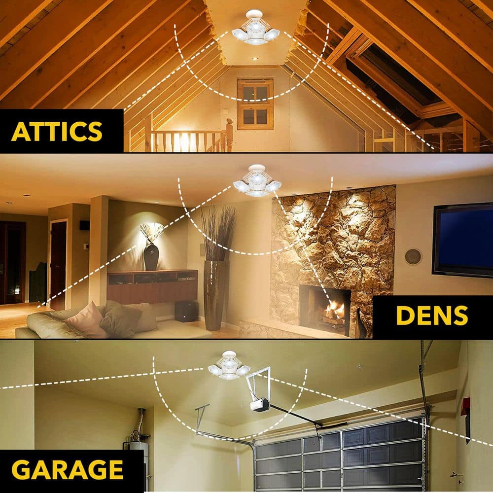 White Aluminum Hexagon LED Ceiling Flush Mount Light