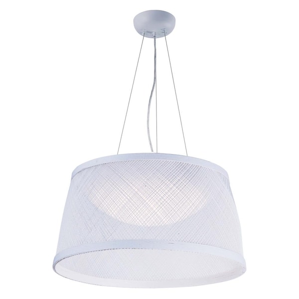 Bahama 1-Light White Pendant