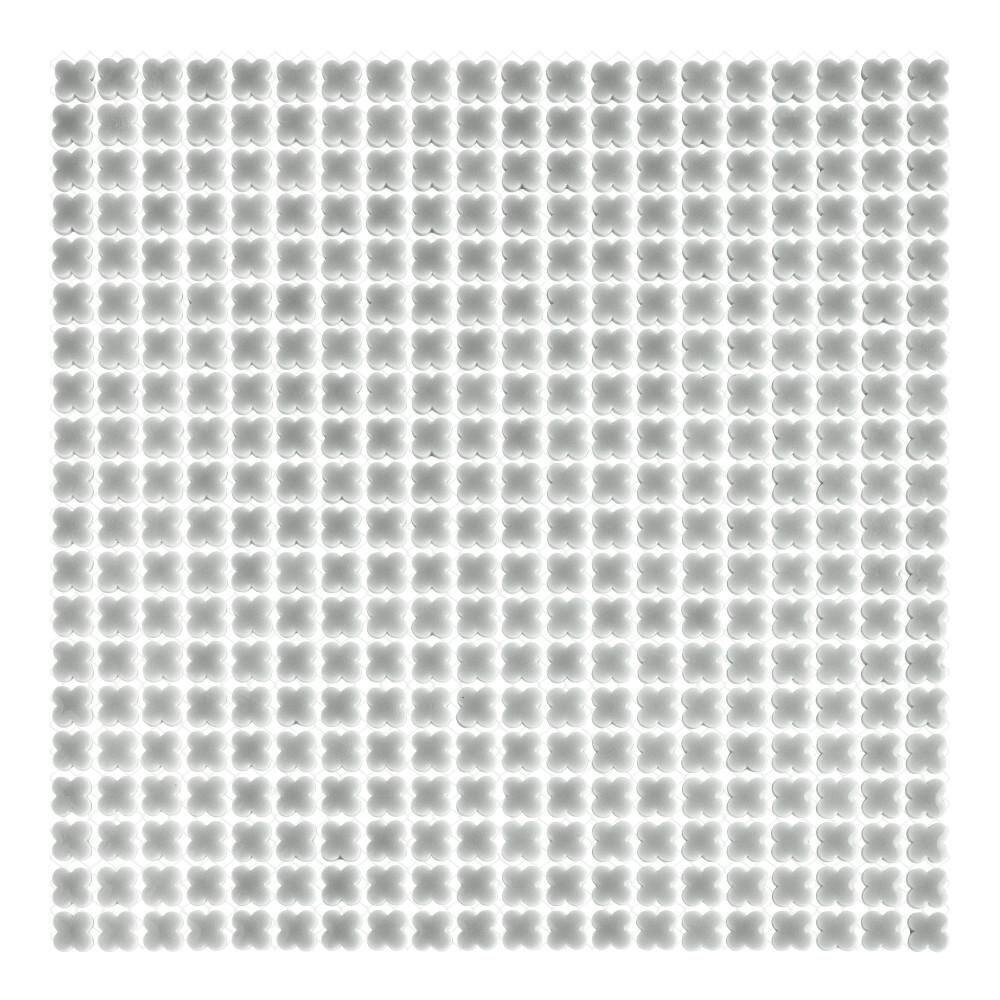 Fioretti Glossy Grey 6 in. x 6 in. Porcelain Mosaic Take Home Tile Sample price history on PriceWatchPro