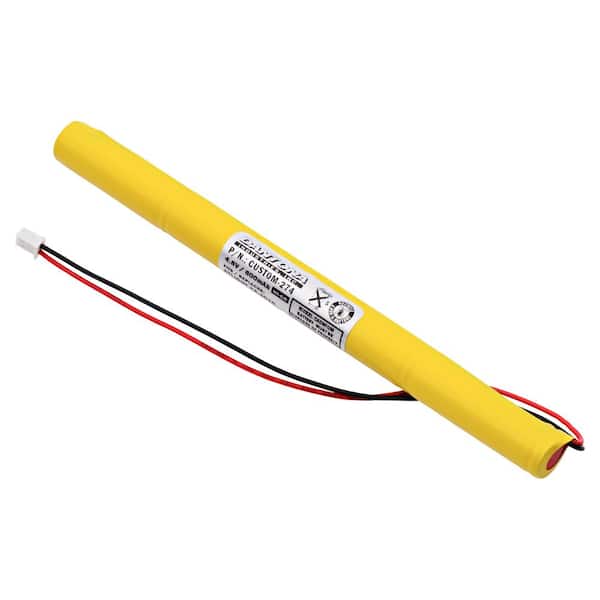 ULTRALAST GREEN Dantona 4.8-Volt 800 mAh Ni-Cd Battery for At-Lite - 24-4010 Emergency Lighting