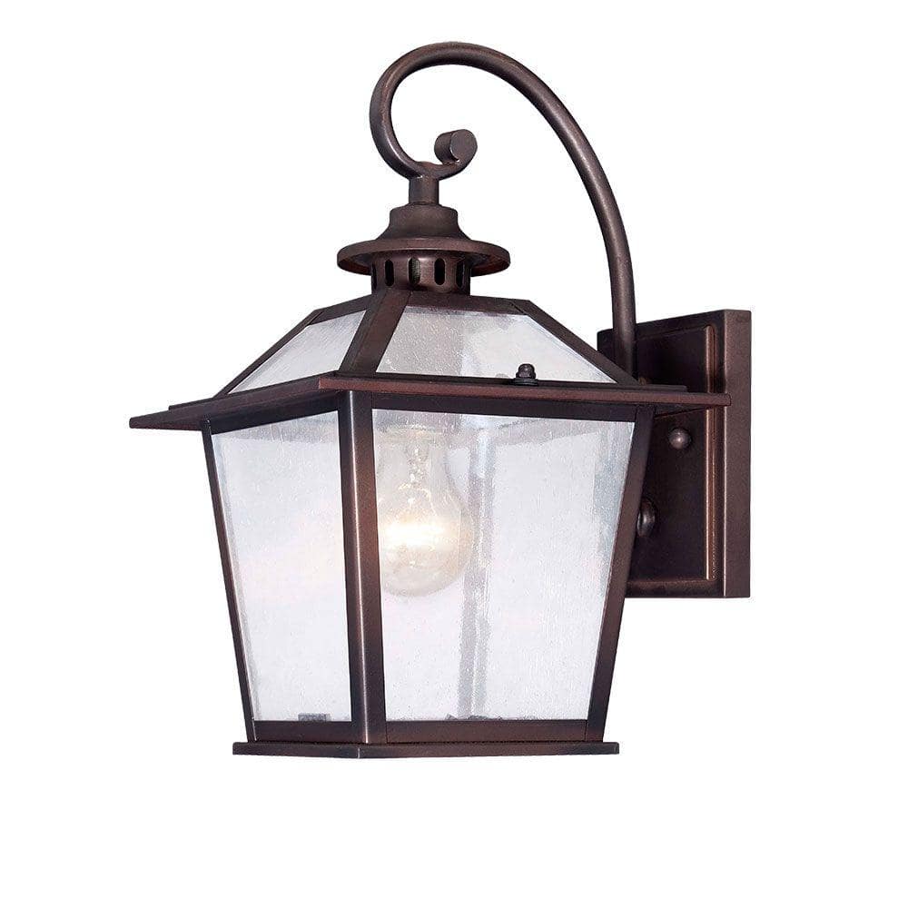 Salem Collection 1-Light Architectural Bronze Outdoor Wall-Mount Coach Light Sconce price history on PriceWatchPro