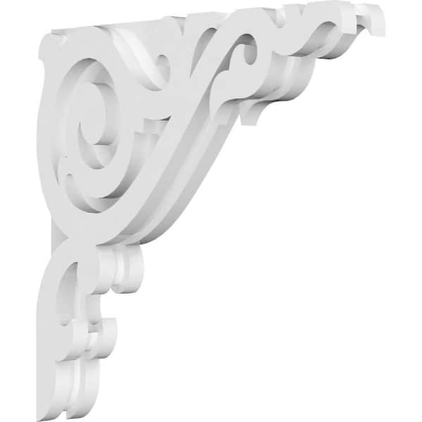 Ekena Millwork 1-7/8 in. x 12 in. x 12 in. PVC Baile Corbel