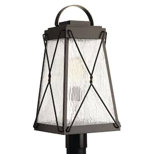 Glenbrook Collection 1-Light Outdoor Oil Rubbed Bronze Post Lamp