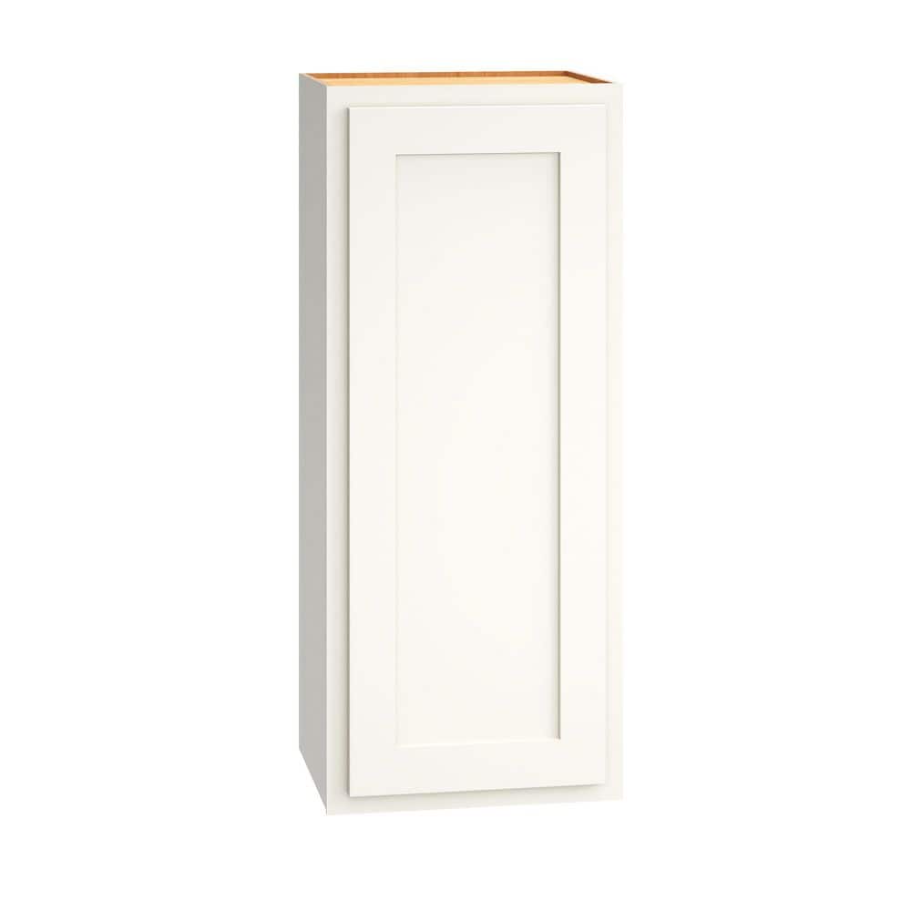 QuickShip Cottage 15 in. W x 12 in. D x 36 in. H Assembled Plywood Shaker Wall Kitchen Cabinet in White Partial Overlay price history on PriceWatchPro