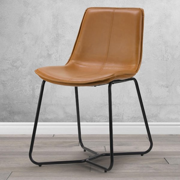 cappuccino leather dining chairs