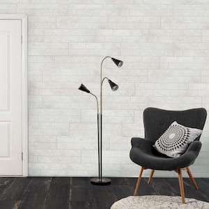 Painted Brick White 6 in. x 24 in. Porcelain Floor and Wall Tile (14 sq. ft./Case)