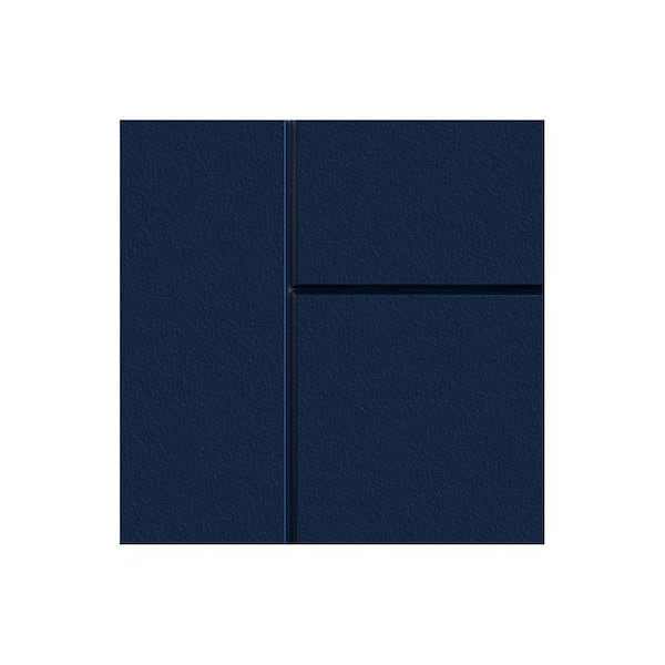 Sanibel 7.25 in. W x 0.625 in. D x 7.25 in. H Blue Cabinet Door Sample Sapphire Blue Matte