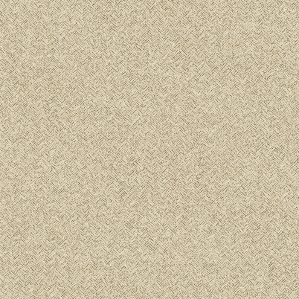 Chesapeake 8 in. W x 10 in. L Brown Woven Basket Khaki Wallpaper Sample