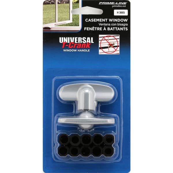 Prime-Line Universal, Aluminum Tee-Crank Casement Window Handle (2