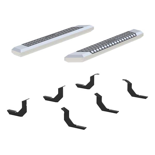 Aries AdvantEDGE Chrome Aluminum 53-Inch Truck Running Boards, Select Toyota Tundra