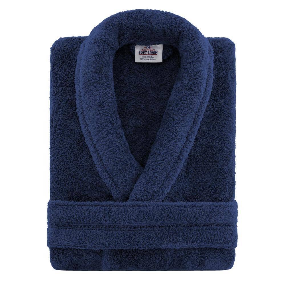 white christmas dresses Palermo Cotton Waffle Lined Bath Robe Dressing Gown Navy Blue – The Fine  Cotton Company
