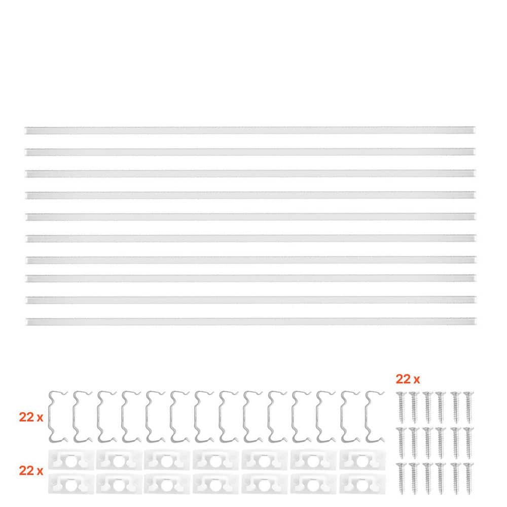 10-Pack 3.3 ft. /1M U Shape Recessed Light LED Aluminum Channel, with End Caps and Mounting Clips, for LED installations price history on PriceWatchPro