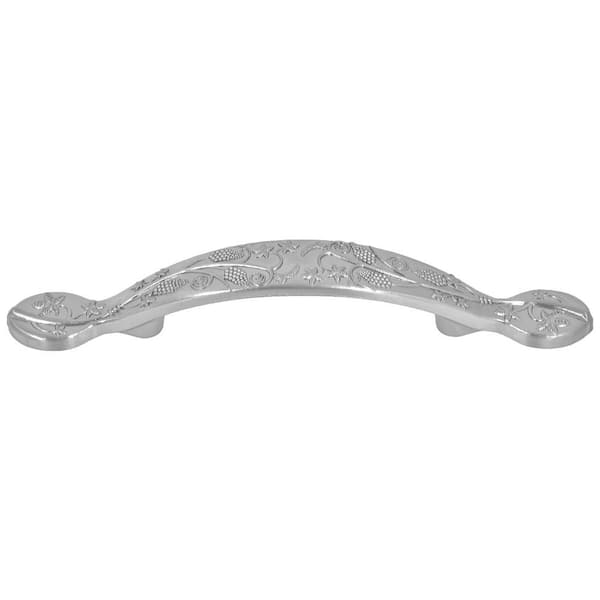 Vineyard Harvest 3 in. Center-to-Center Satin Nickel Arch Cabinet Pull (10-Pack)