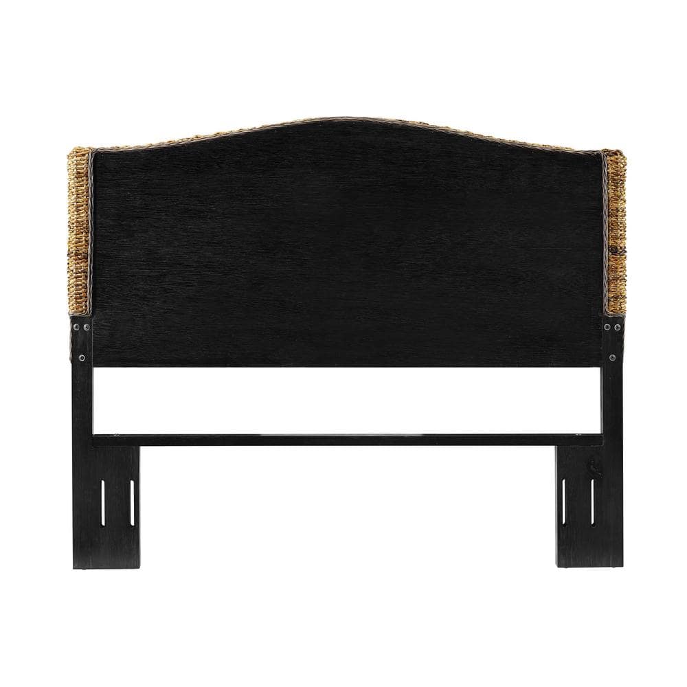 Serena Queen Natural Banana Leaf Woven Headboard