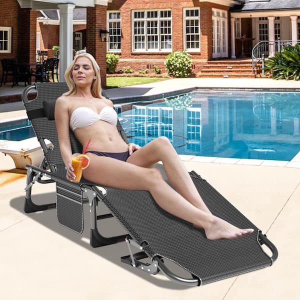 BOZTIY Polyester Portable Folding Sleeping Cot, Convertible