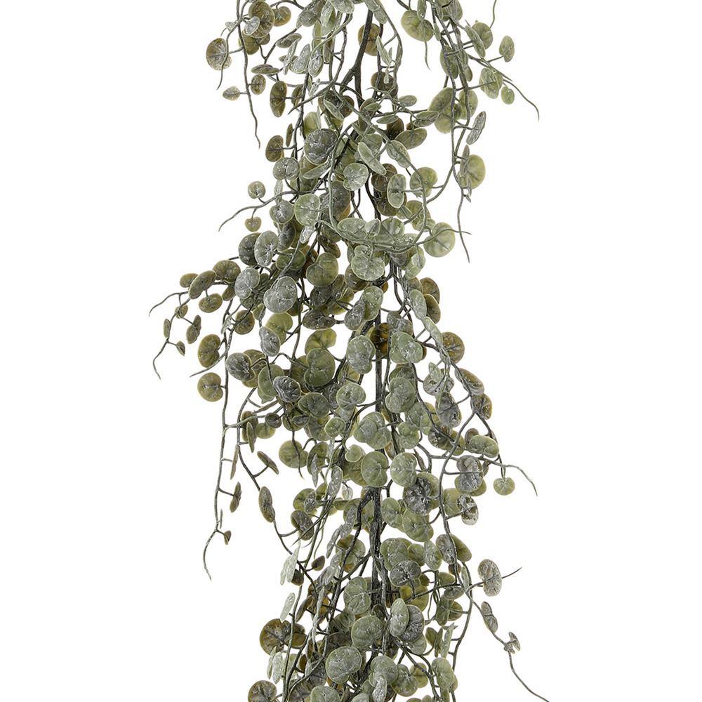 72 ft Weathered Green Artificial Leaf Garland
