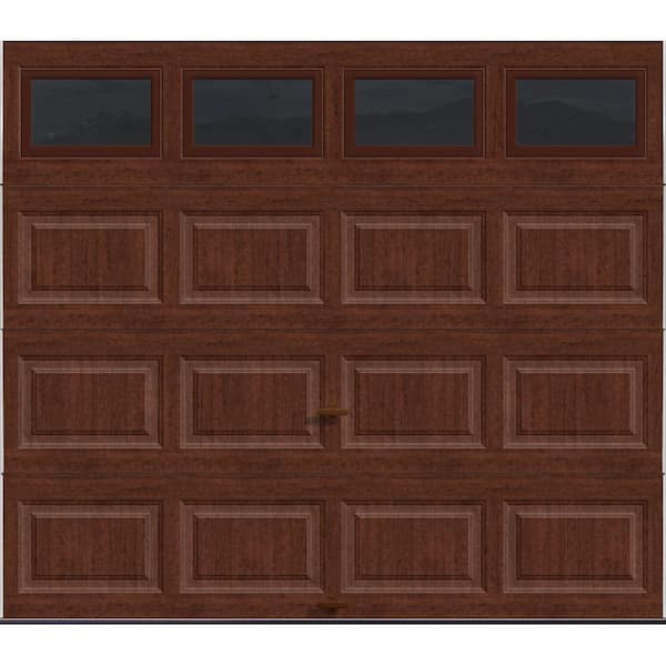 Cherry Garage Door With Windows, Clopay 4050 Garage Door Reviews
