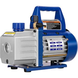1/4 HP 3.5 CFM Single Stage Rotary Vane Air Vacuum Pump with Oil Bottle