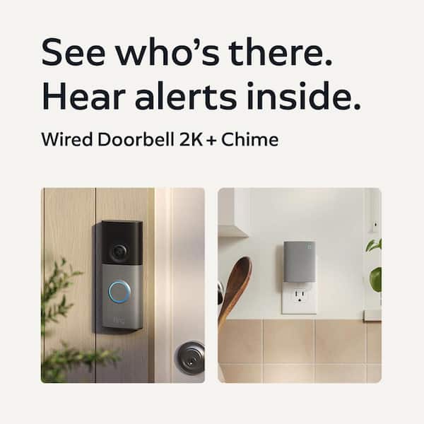 Wired Doorbell 2K with Chime