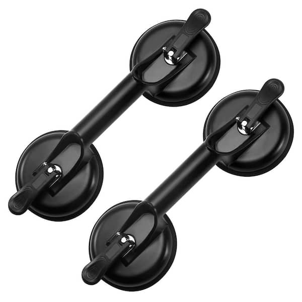 Unbranded 4.7 in. Floor Suction Cups with Aluminum Handle 200 lbs. Load Capacity (2-Pack)