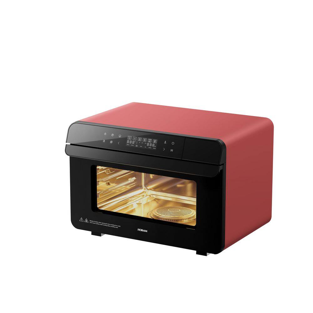 R-Box 23 Qt. Red Glass Countertop Air Fryers with Steam, Convection and 30 Preset Recipes price history on PriceWatchPro