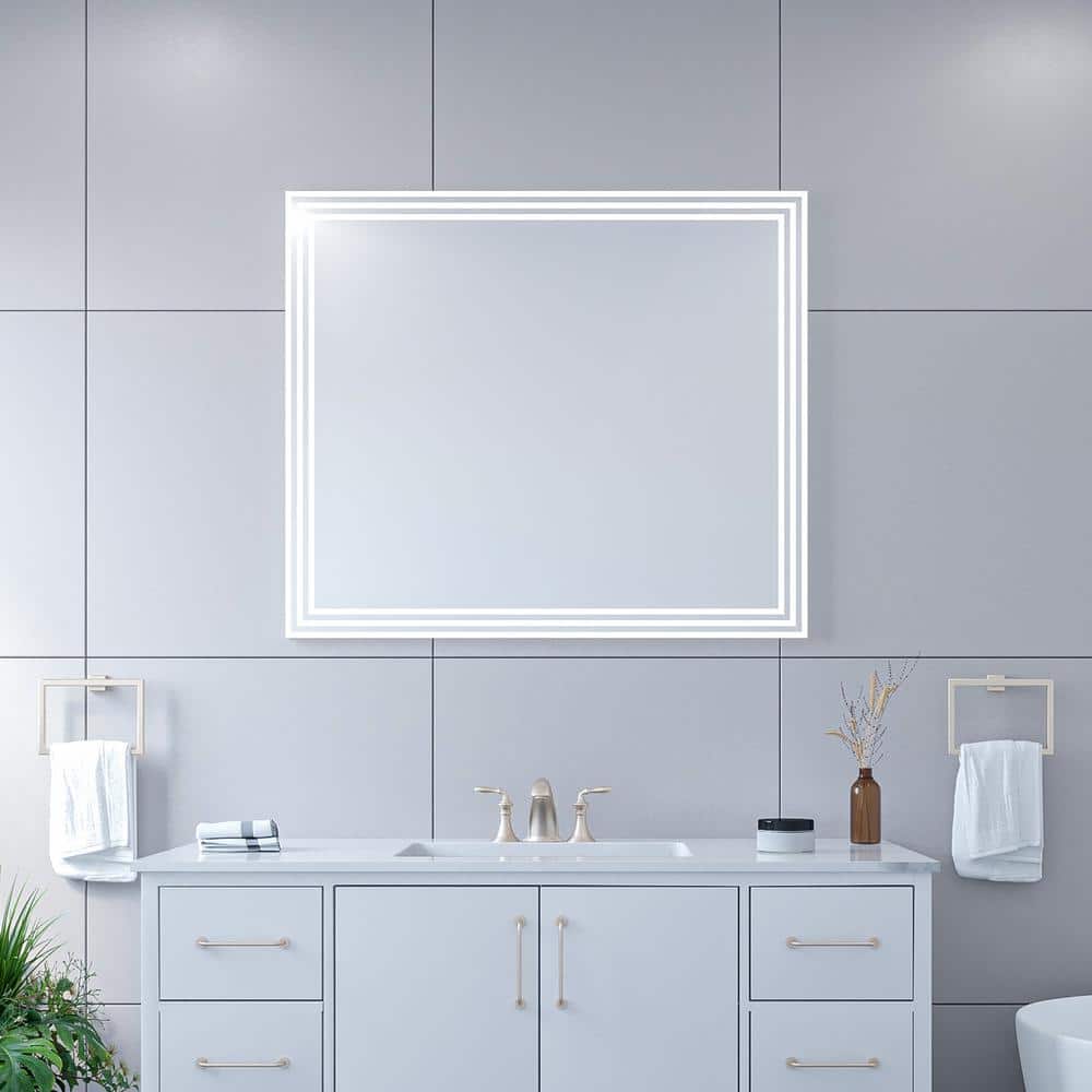 Livorno 36" Frameless LED Bathroom Vanity Mirror