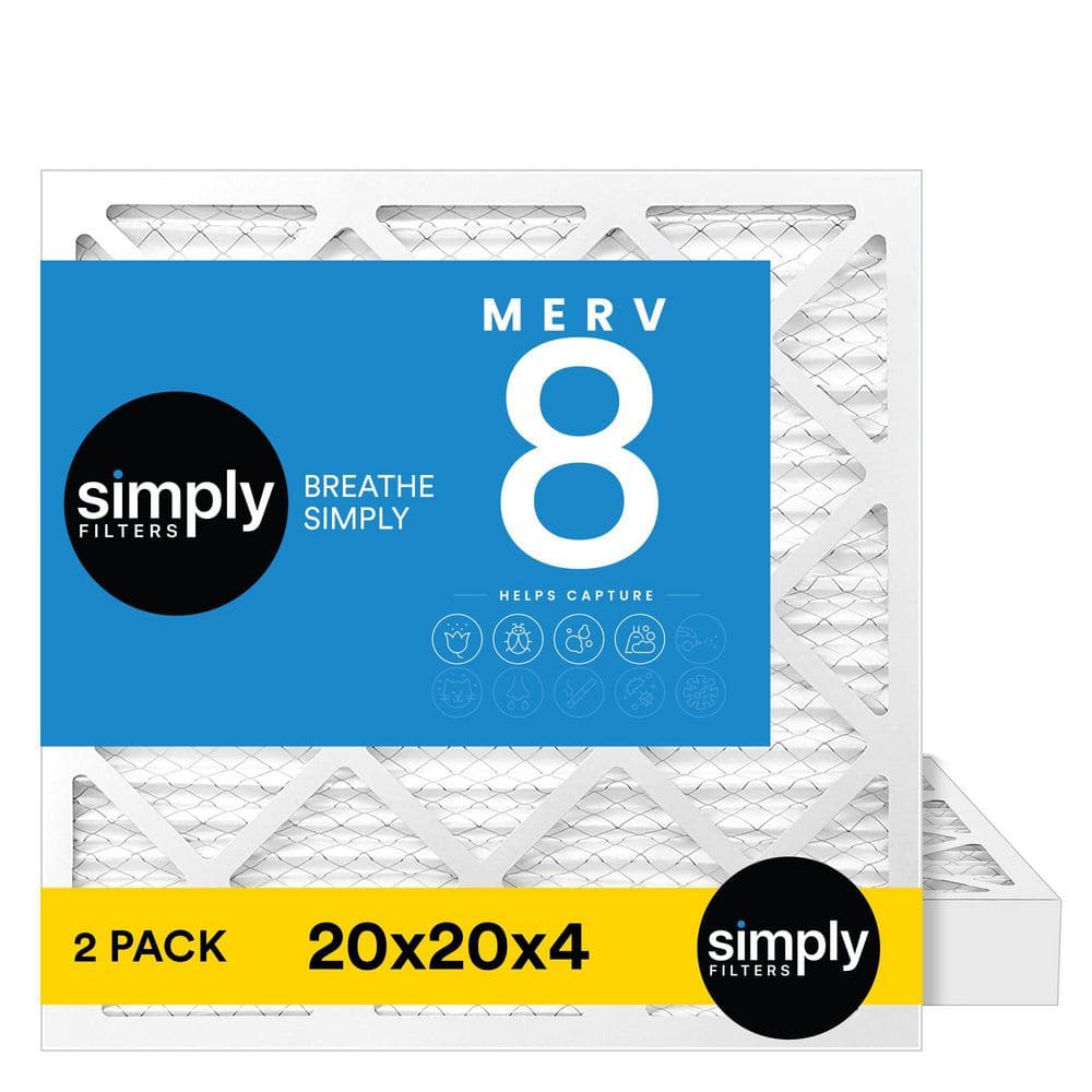 20 in. x 20 in. x 4 in. MERV 8 FPR 5 Pleated Furnace Air Filter (2-Pack) price history on PriceWatchPro