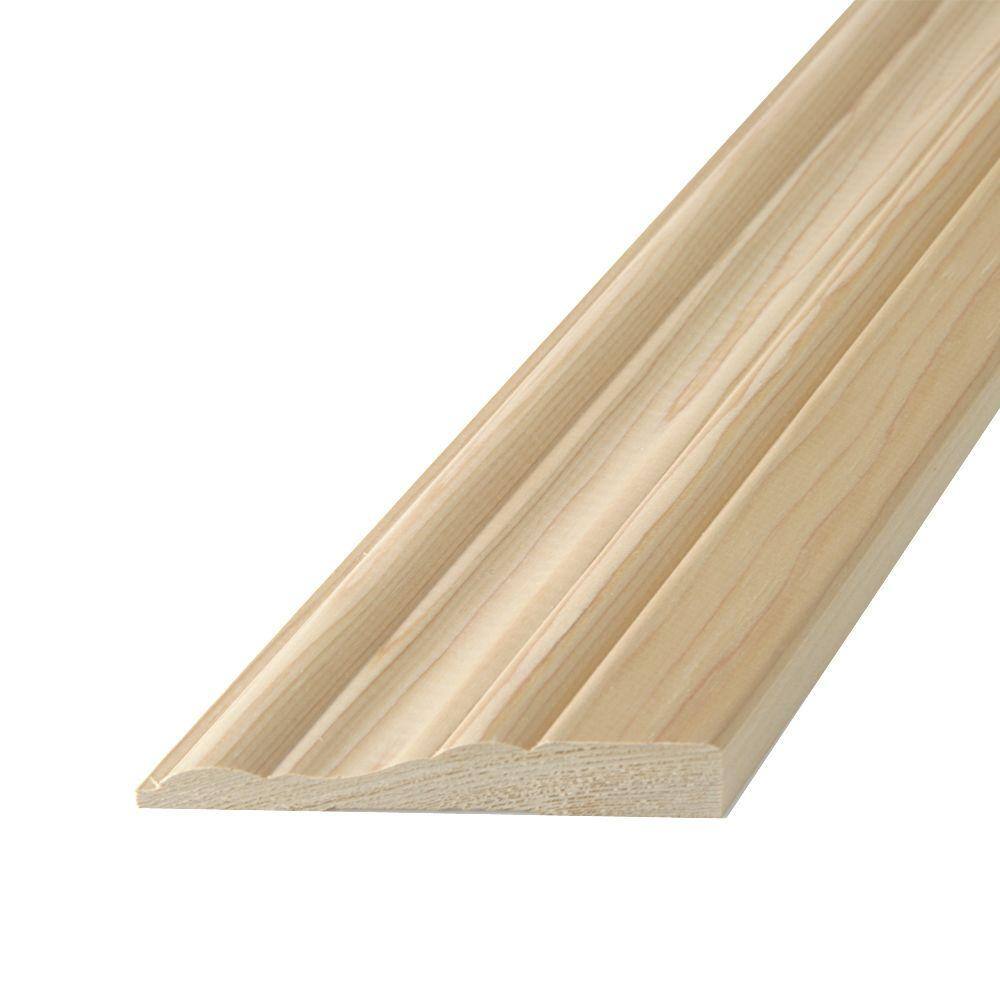 12 ft. x 3 in. x 11/16 in. Natural Hemlock Casing MH411 - The Home Depot
