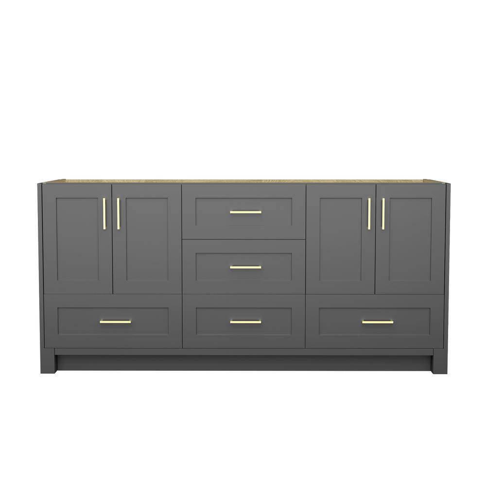 Zeafive 72 in. W x 22 in. D x 34 in. H Bath Vanity without Top