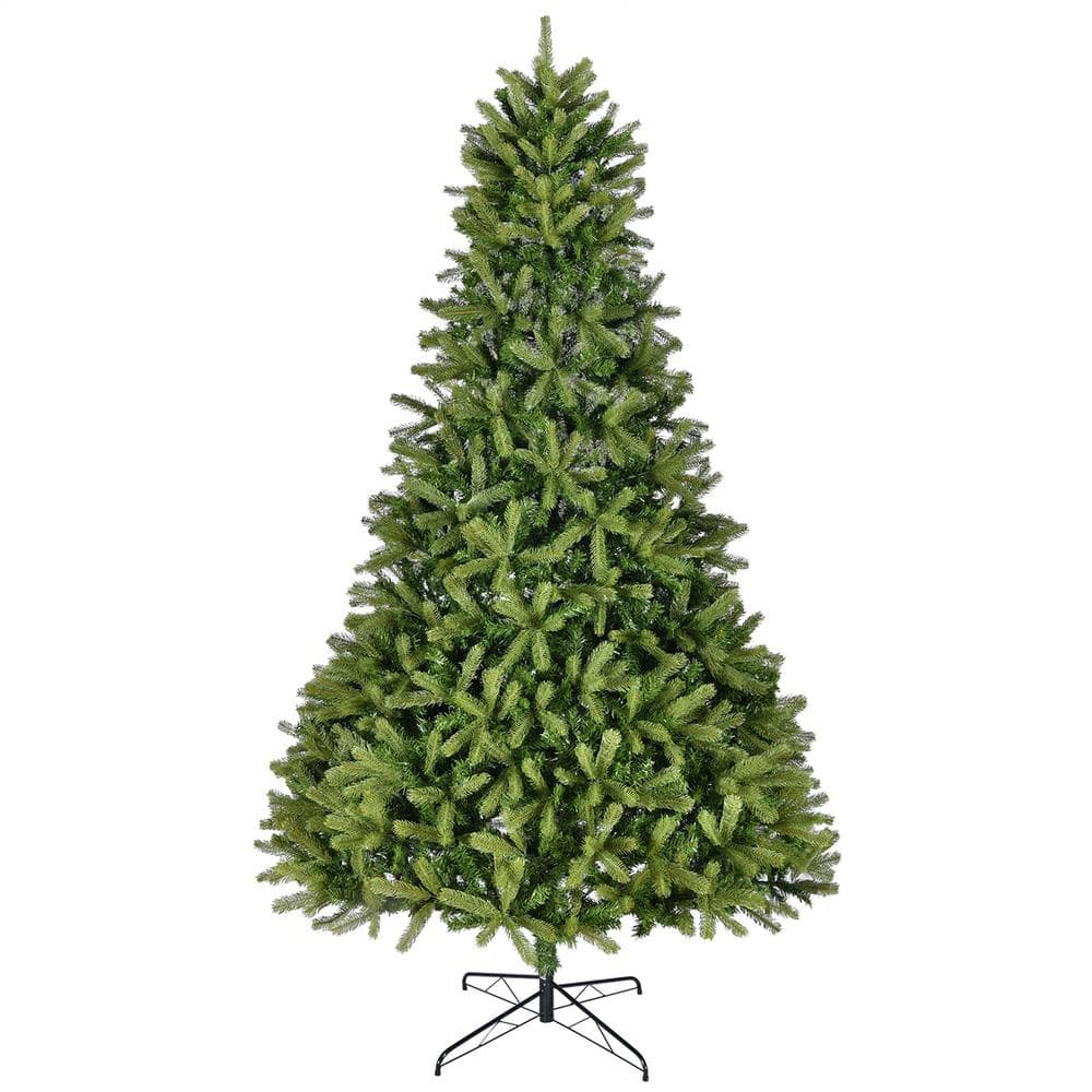 9 ft. Artificial Christmas Tree with 2576 PE and PVC Mixed Branch Tips, Premium Spruce Fake Christmas Tree price history on PriceWatchPro