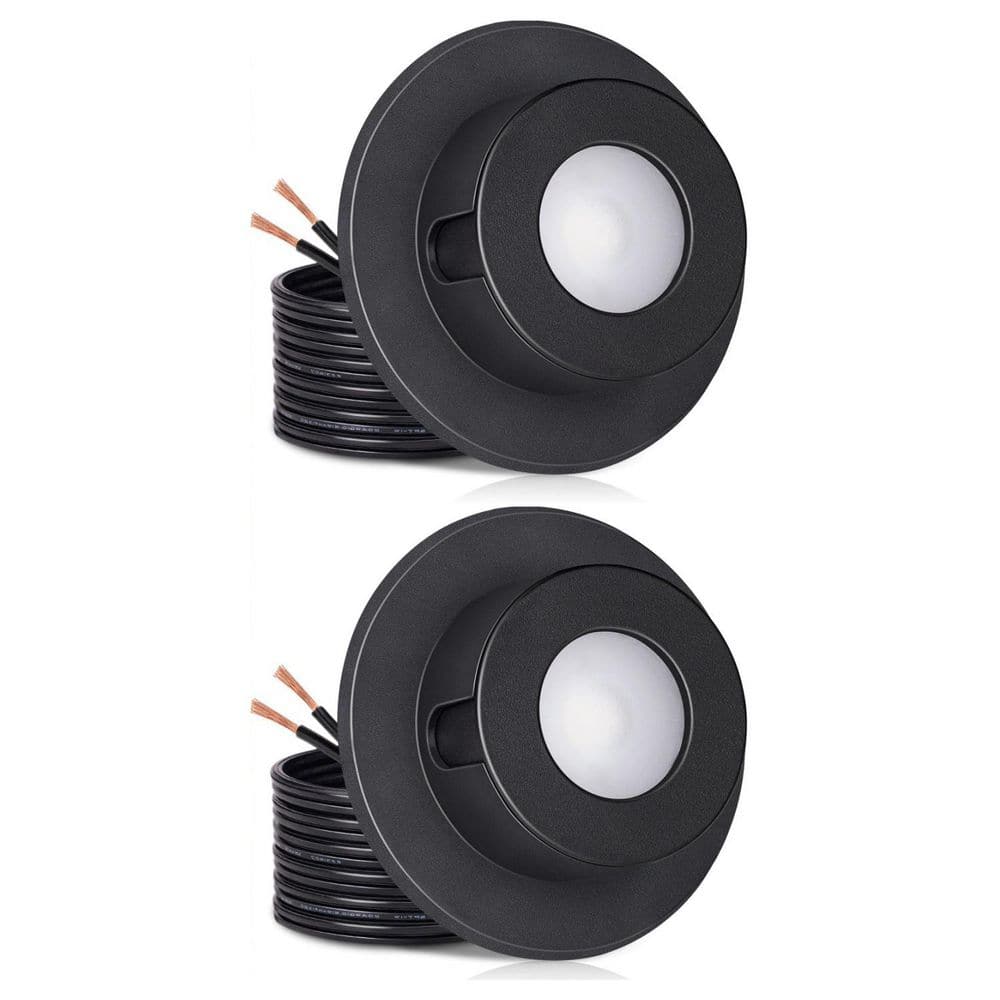 3W Metal Underwater Pond Fountain 2-Light 3000K Warm Integrated LED White IP68 Waterproof, Outdoor Chandelier Black price history on PriceWatchPro