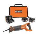 18V Cordless Reciprocating Saw with (2) 4.0 Ah Batteries, 18V Charger, and Bag