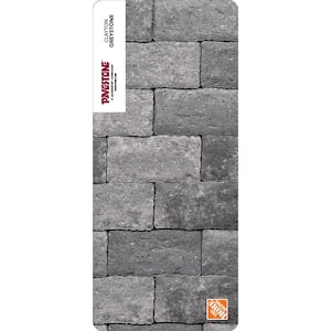 Paper Sample Only of Clayton 3.5 in. W x 7 in. L x 1.77 in. H Greystone Concrete Paver (1-Piece)
