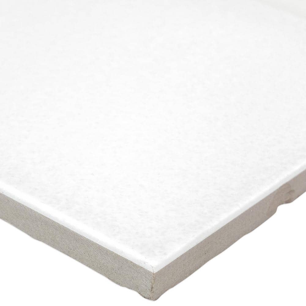 Lucid White 6" x 12" Polished Marble Nanoglass Subway Tile