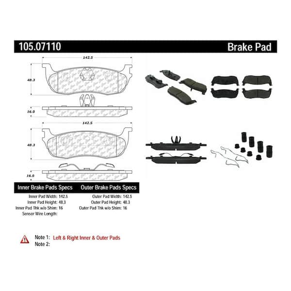 Centric Parts Disc Brake Pad Set