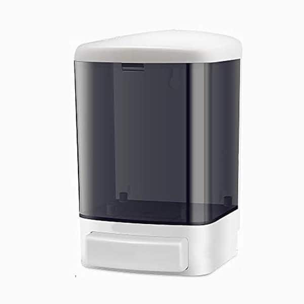 Black Soap Dispenser Lotion Dispenser Wall Mounted Large Capacity 1000ml Manual Commercial Plastic Chamber