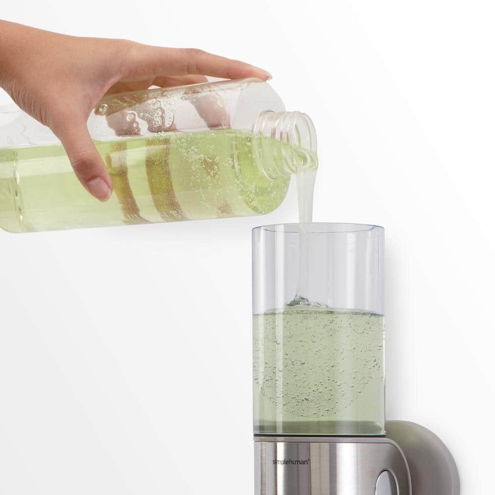 Stainless Steel Wall Mount Soap Dispenser with T-Bar Lever