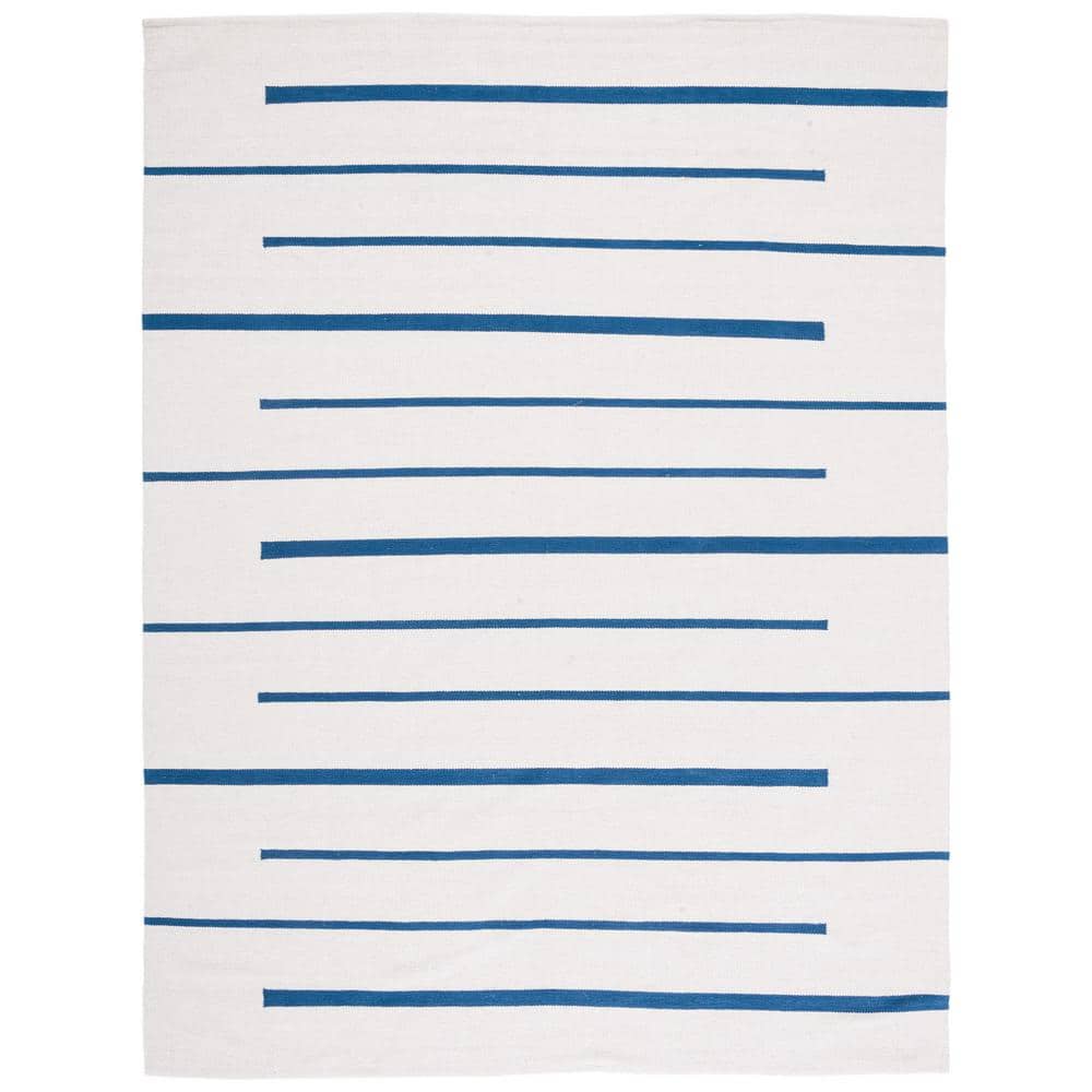 Montauk Ivory/Navy 9 ft. x 12 ft. Geometric Lines Area Rug price history on PriceWatchPro
