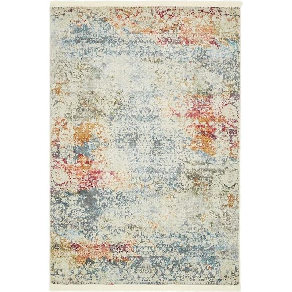 Baracoa Panamericana Ivory 4' 3 x 6' 0 Area Rug