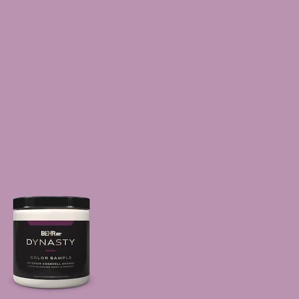 BEHR DYNASTY 8 oz. Home Decorators Collection #HDC-MD-10 Blooming Lilac Eggshell Enamel Stain-Blocking Interior Paint & Primer Sample