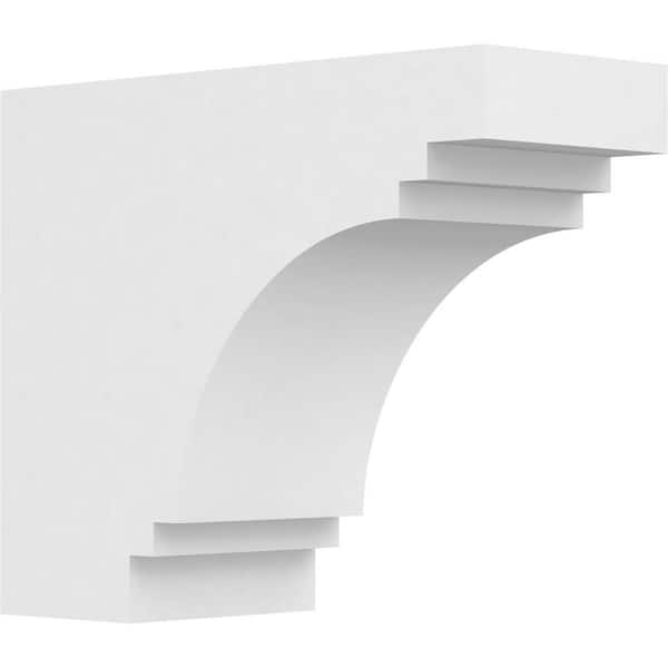 Ekena Millwork 5 in. x 10 in. x 12 in. Pescadero PVC Rafter Tail Brace
