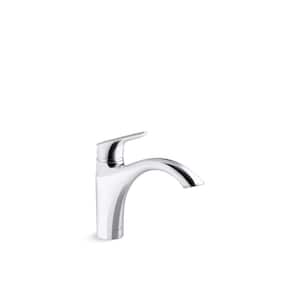 Rival Single-Handle Kitchen Sink Faucet in Polished Chrome