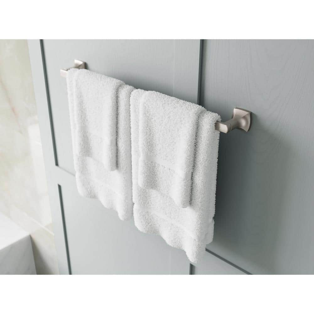 Vaneri Brushed Nickel 18-Inch Wall Mounted Towel Bar