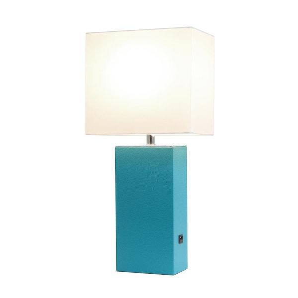 elegant designs modern leather table lamp