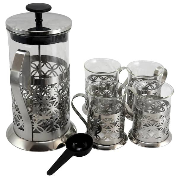 Mr. Coffee Trellise 5-Piece Coffee Press Set