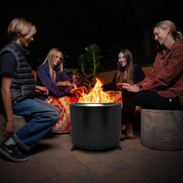 Coleman Cityscapes 15 in. Stainless Steel Outdoor Wood Burning