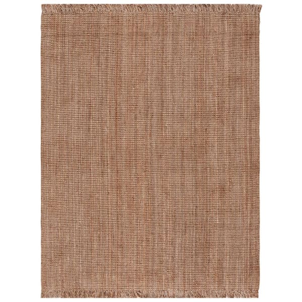 SAFAVIEH Natural Fiber Beige 8 ft. x 10 ft. Solid Woven Area Rug